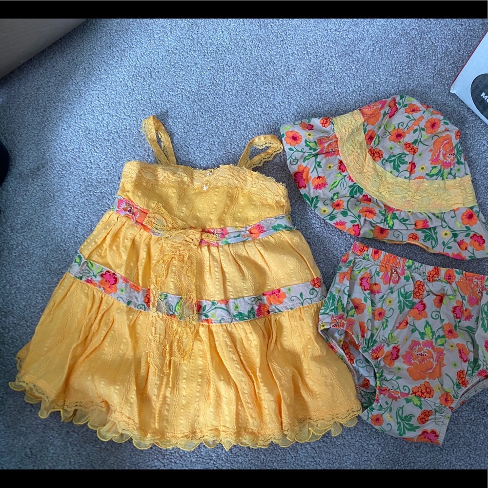 3 pcs Guess infant dress